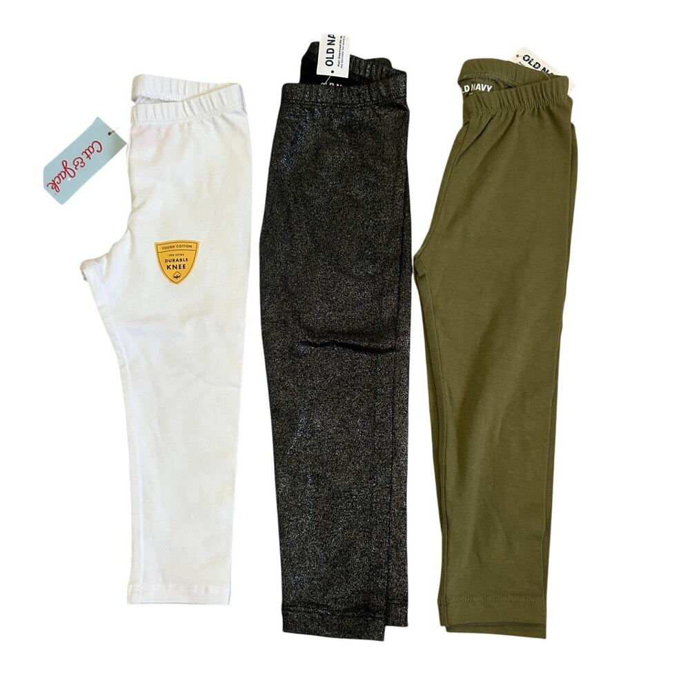 Toddler Girls Leggings Bundle Size 2T NWT – Cat & Jack + Old Navy (3 Pairs)